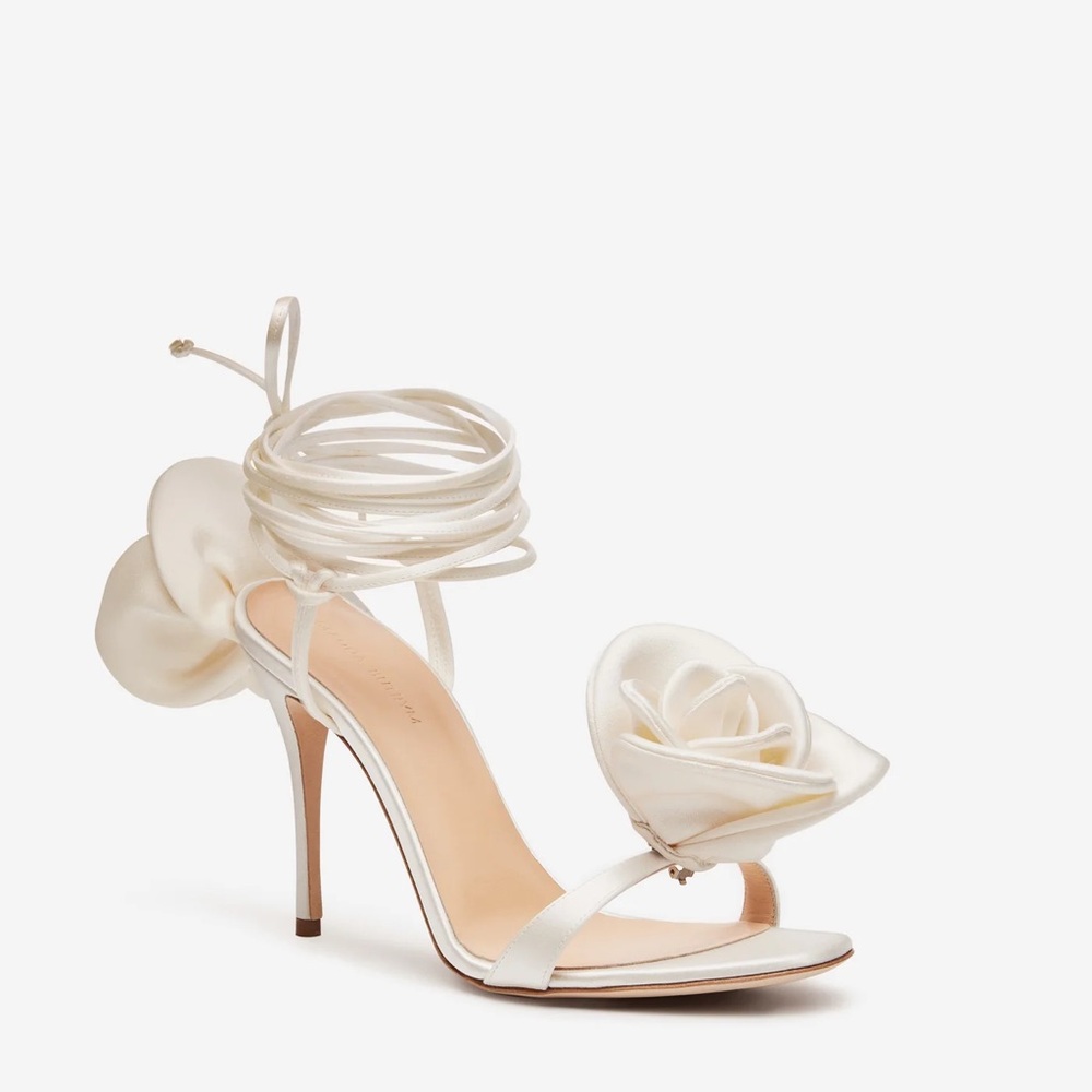 Magda Butrym Double Flower Heel Sandals - Picture 3 of 7